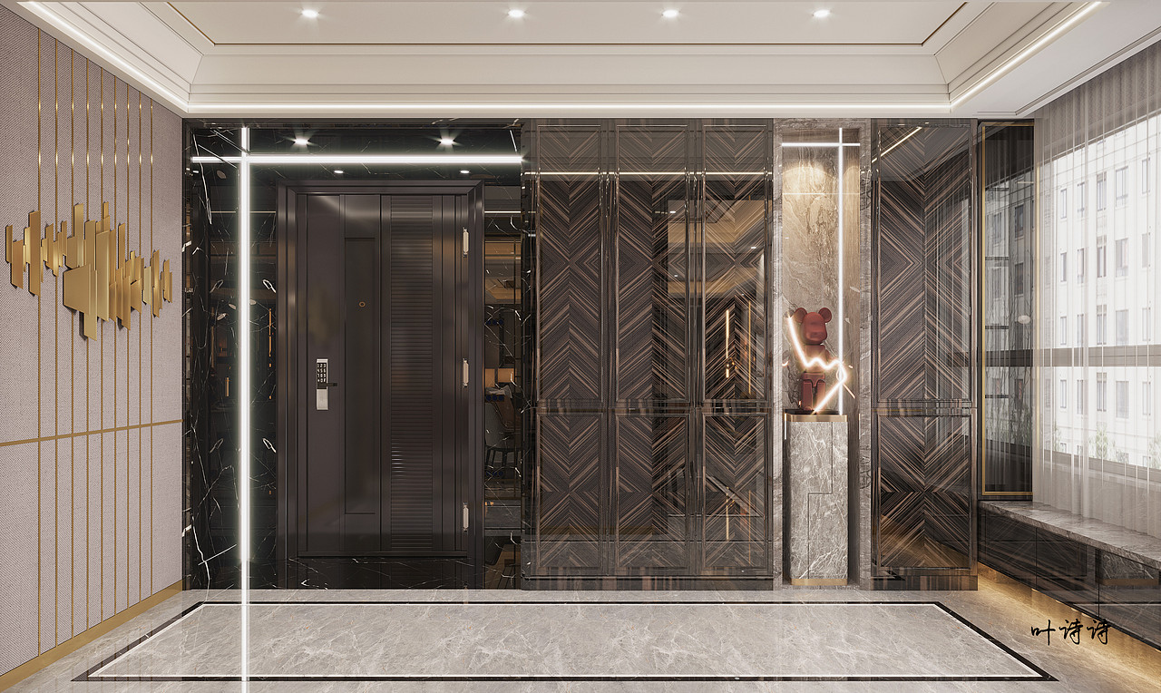 港式轻奢平层|质感时尚 沉稳大气