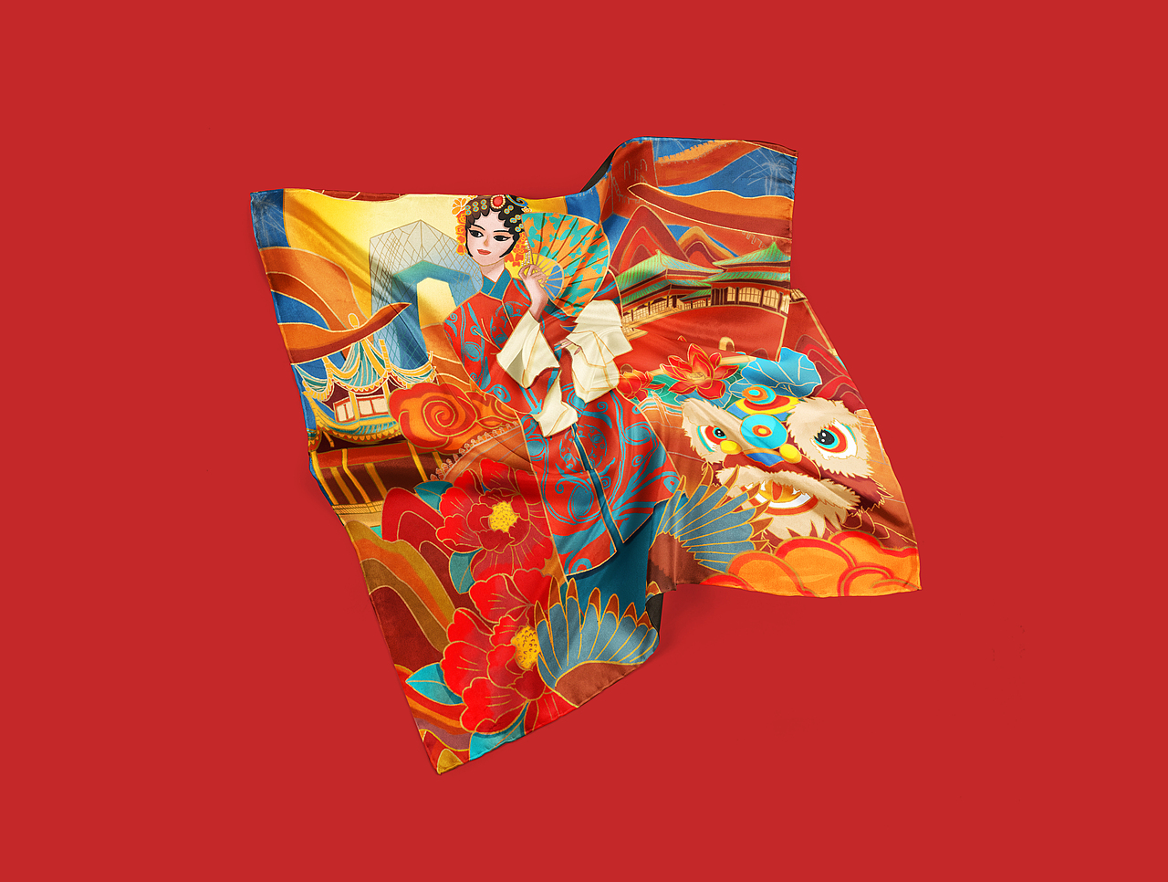 国风插画——城市印象【北京】（图ZMzIwMjE2Mjgw） - 商业插画 - 站酷设计师笛设计原创素材 - 站酷ZCOOL