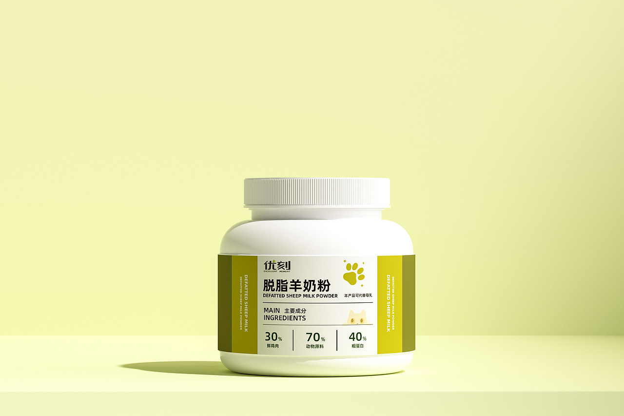 优刻猫粮系列包装设计（图ZMzMxMDU2NTA4） - 包装 - 站酷设计师妙创设计原创素材 - 站酷ZCOOL