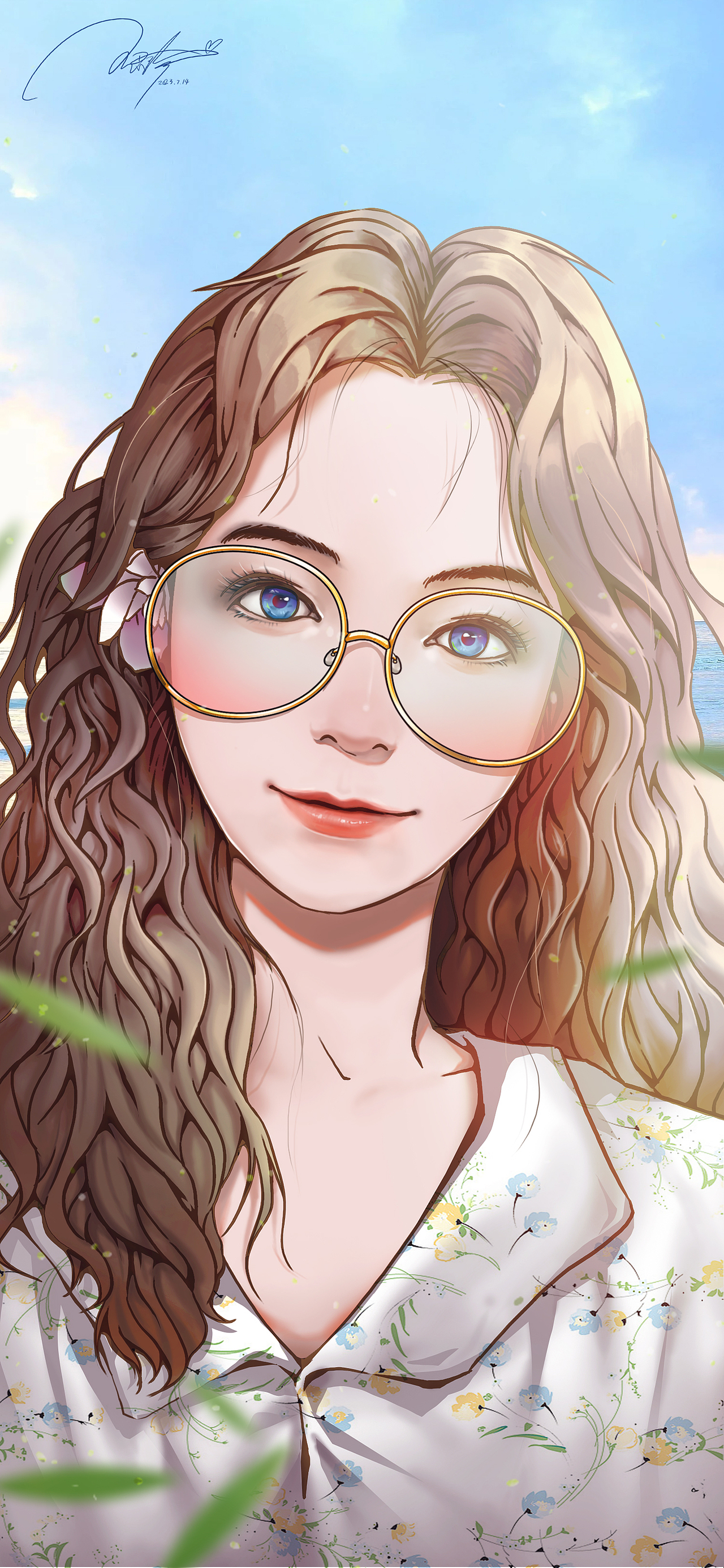 阳光下的女孩（图ZMzQ2NDc4NDUy） - 商业插画 - 站酷设计师AK一思琦原创素材 - 站酷ZCOOL