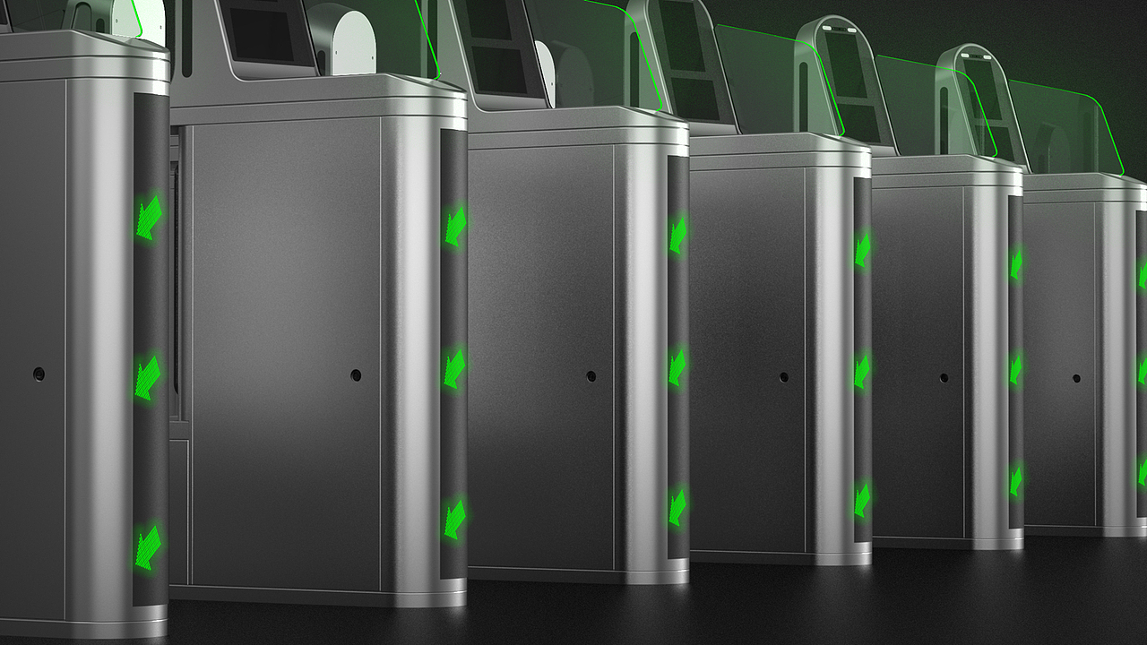 雷格特北京城郊线地铁闸机