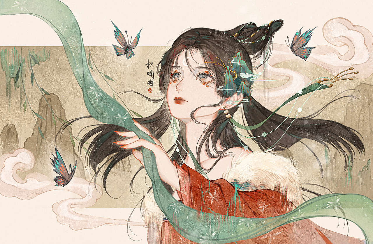 阿蝶（图ZMzYwNjY0MjA0） - 创作习作 - 站酷设计师扶喃喵原创素材 - 站酷ZCOOL