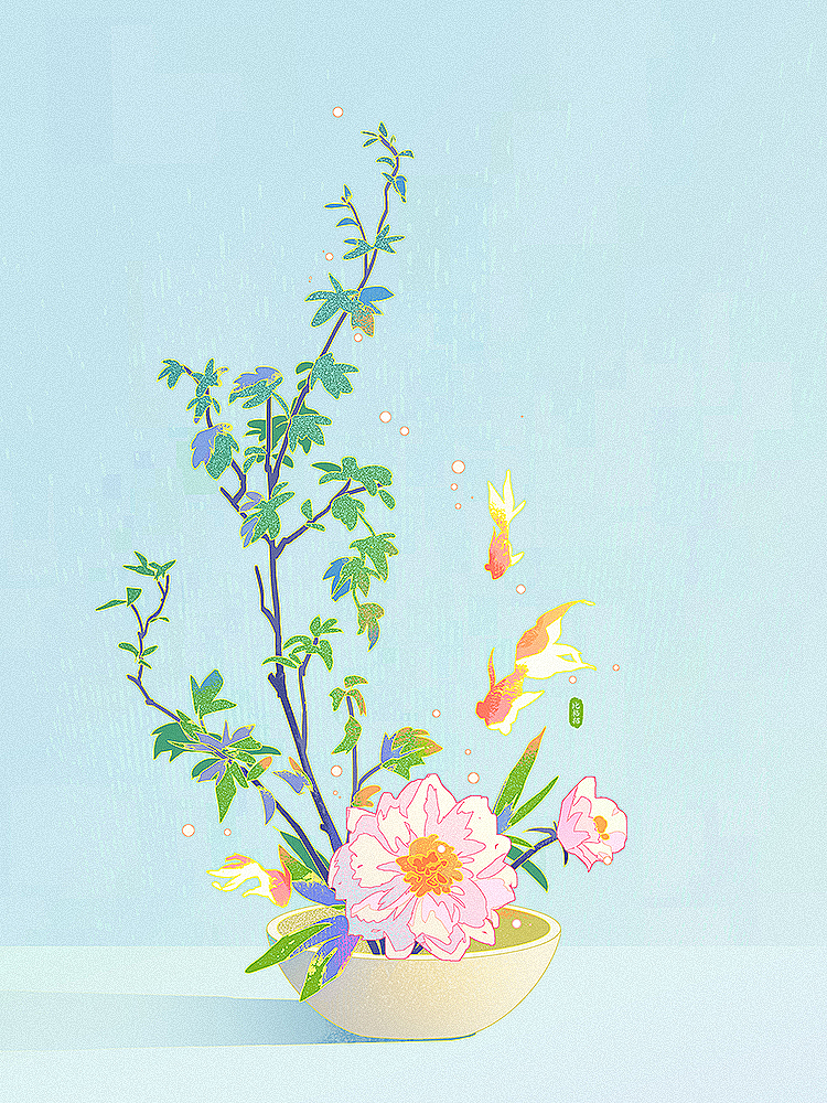 【速涂练习】植物系列（图ZMjk4NzI5MDgw） - 创作习作 - 站酷设计师比格招HUHV原创素材 - 站酷ZCOOL