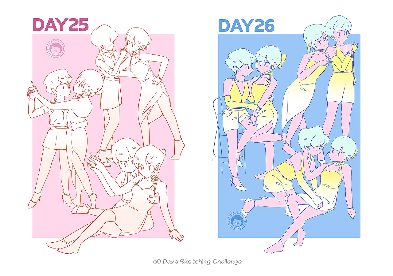 速写60天挑战总结-享受画画的过程（图ZMzM4OTQxMTA0） - 创作习作 - 站酷设计师莫莫n_n原创素材 - 站酷ZCOOL