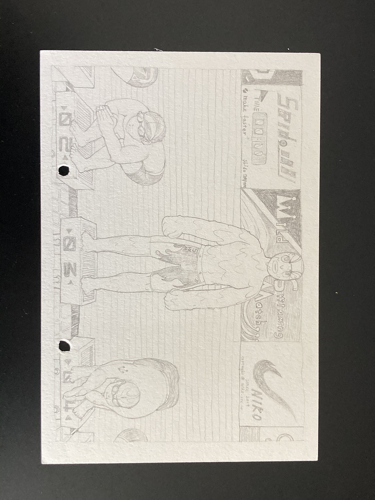 游泳的泥人（图ZMjk5NjkyOTQ4） - 创作习作 - 站酷设计师仓巷里原创素材 - 站酷ZCOOL