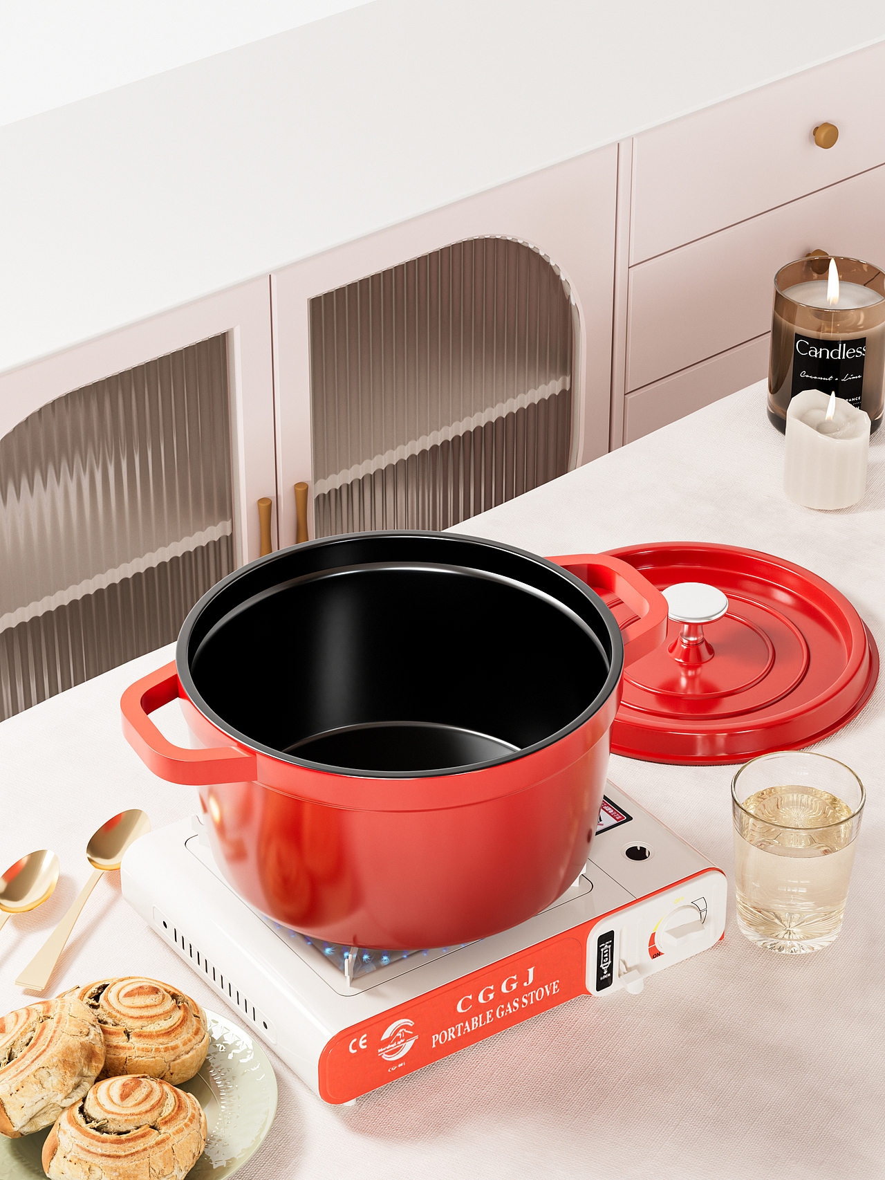 珐琅锅建模渲染