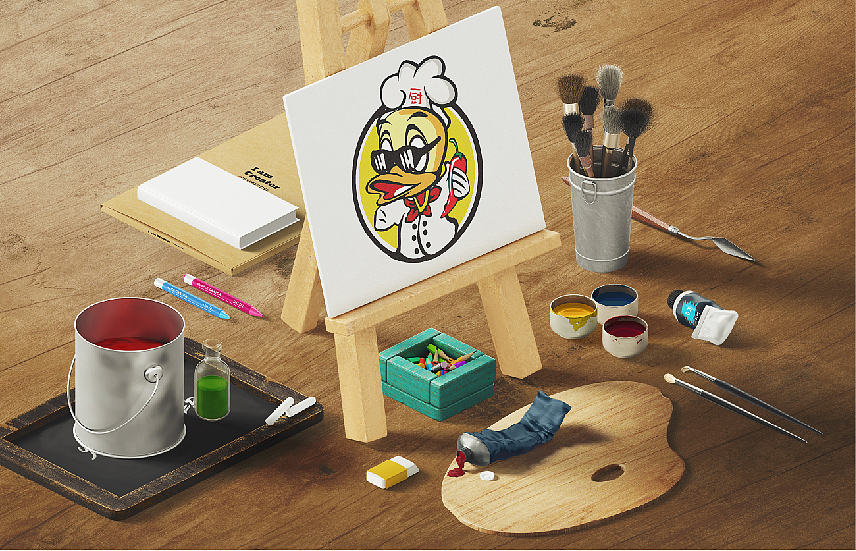 鸭子厨师餐饮logo（图ZMzAzODA3ODEy） - Logo - 站酷设计师康的设计0516原创素材 - 站酷ZCOOL