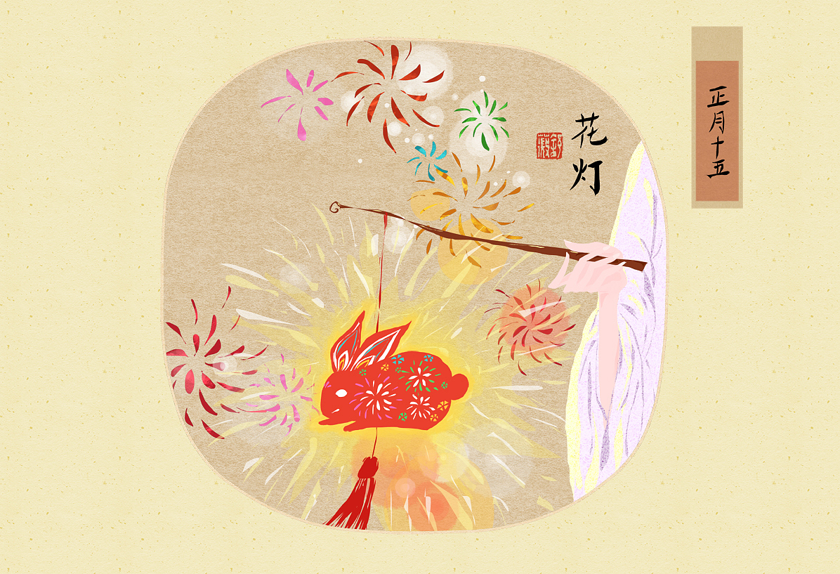 剪纸风节日习俗系列图年俗——年的剪影（完整版）