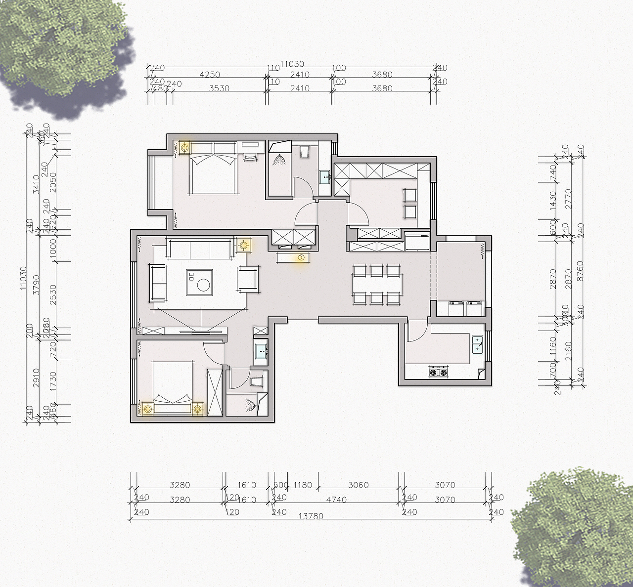 依然奶油色~~（图ZMzAzODU1Njc2） - 家装设计 - 站酷设计师爱莫能助了原创素材 - 站酷ZCOOL