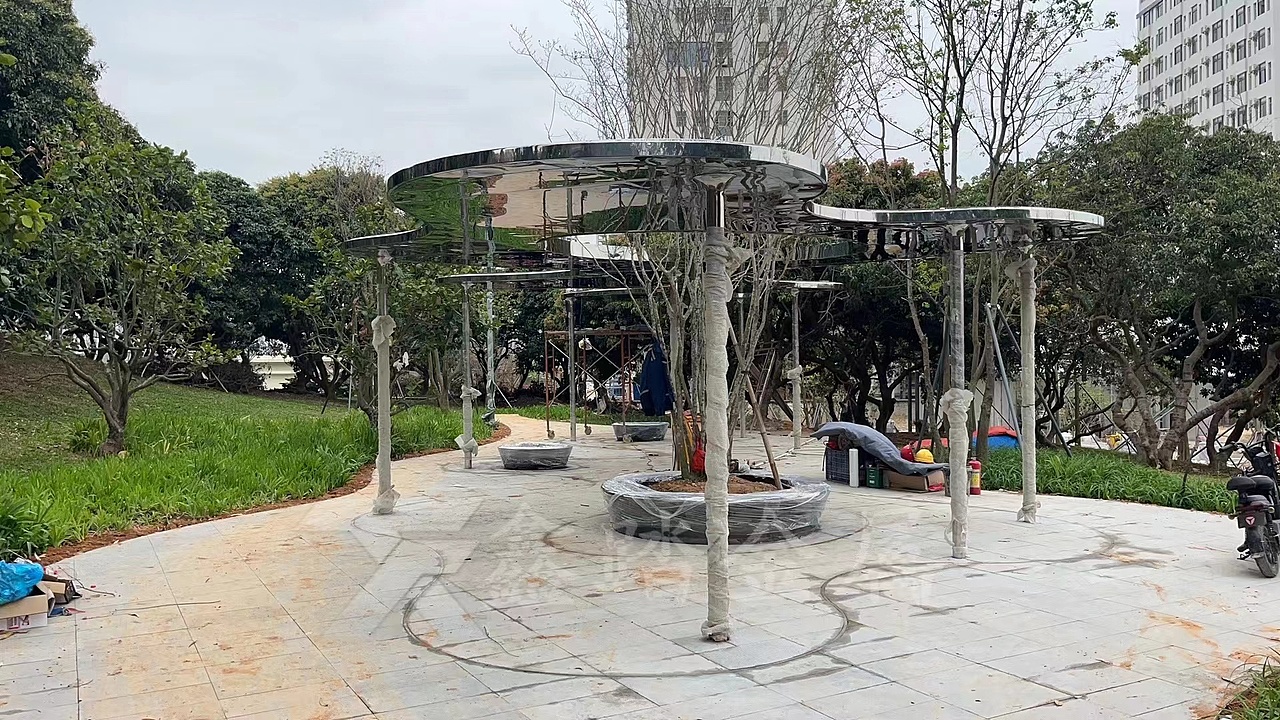 深圳科學(xué)公園景觀不銹鋼廊架（圖ZMzY1NjY4OTQw） - 其他手工藝 - 站酷設(shè)計(jì)師xt188869原創(chuàng)素材 - 站酷ZCOOL