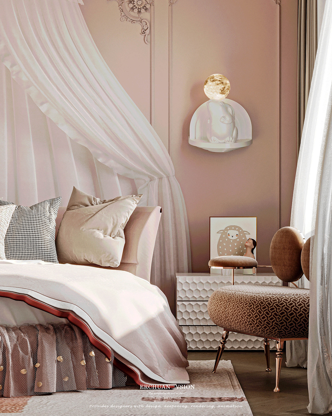 而川视觉 丨 法式别墅—赋予生活极致的奢华浪漫