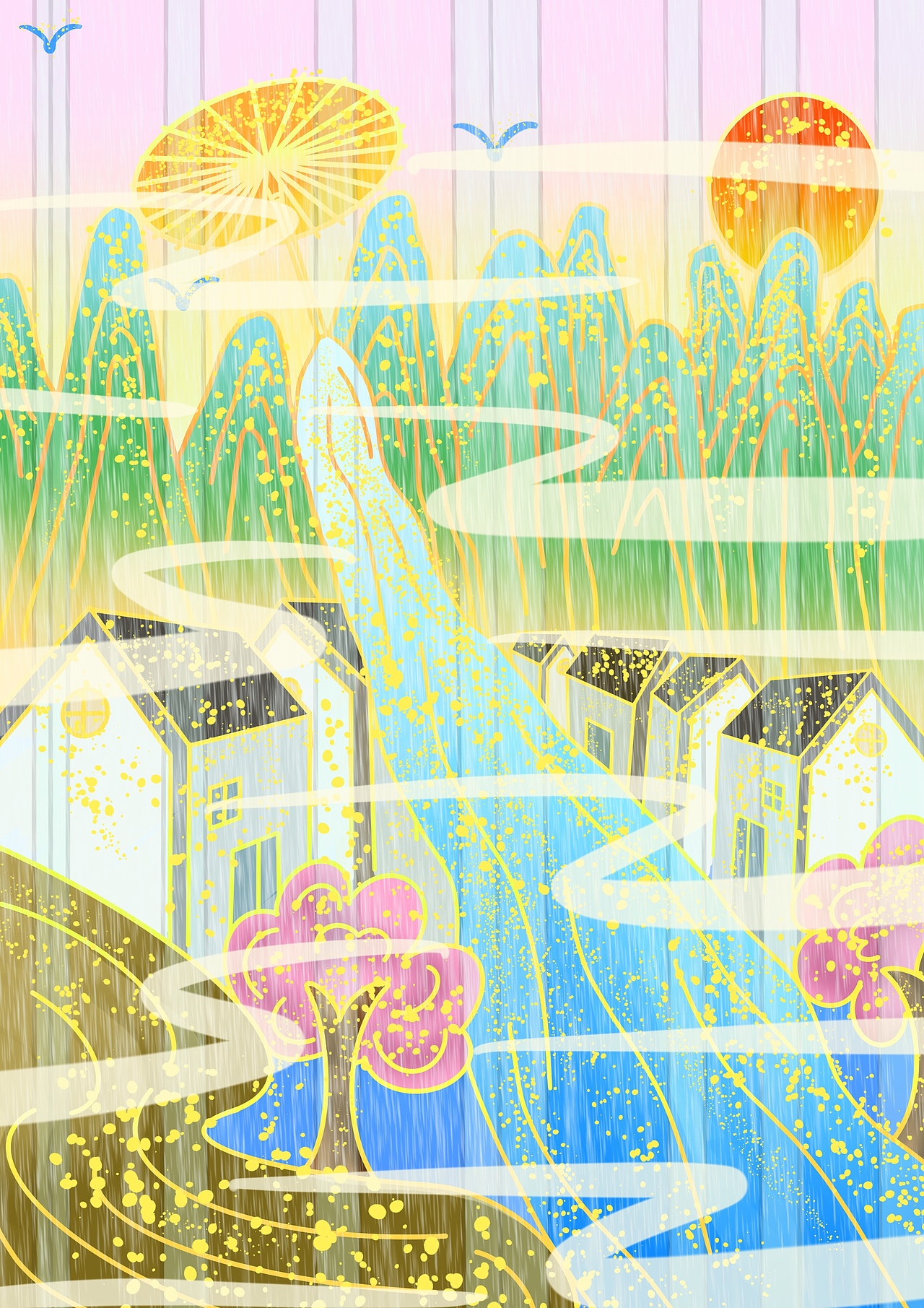 国风-传统节日-清明节（图ZMzEwNzE1MTYw） - 商业插画 - 站酷设计师栗子晴晴原创素材 - 站酷ZCOOL