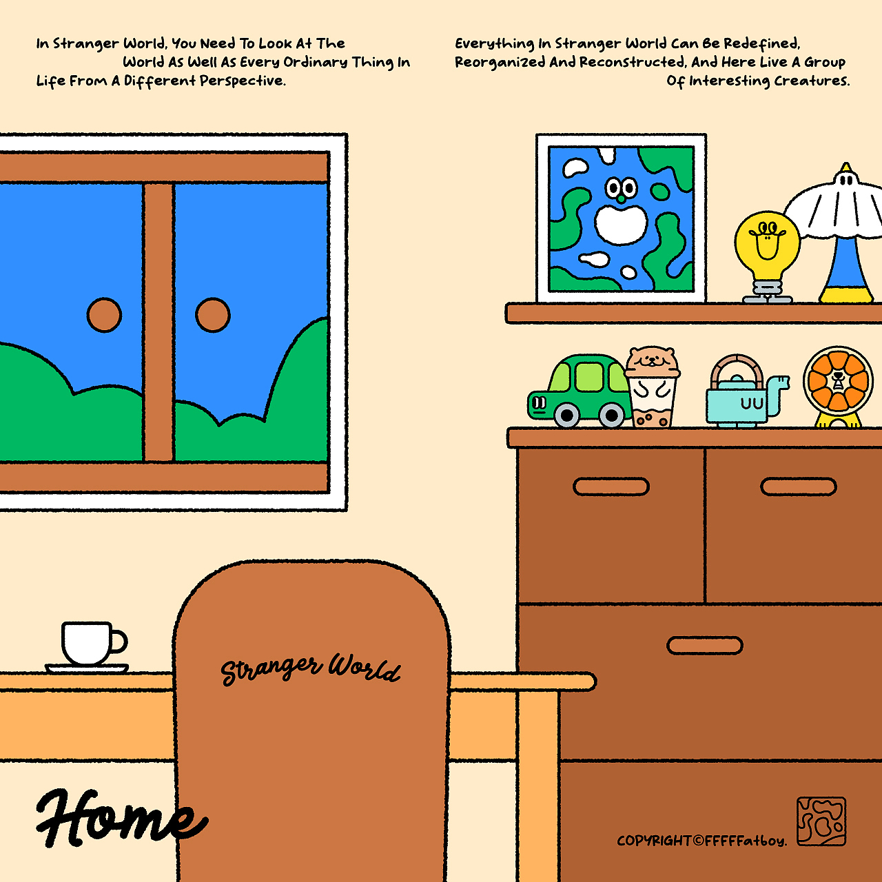 怪奇世界 - Stranger World（图ZMzM4ODk1NTA0） - 艺术插画 - 站酷设计师Fatboy伍胖胖原创素材 - 站酷ZCOOL