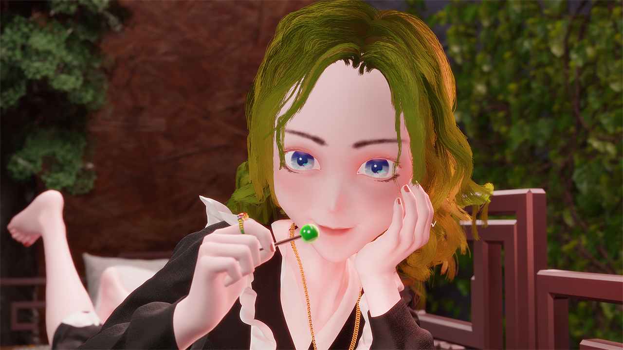 【blender】悠闲的时光