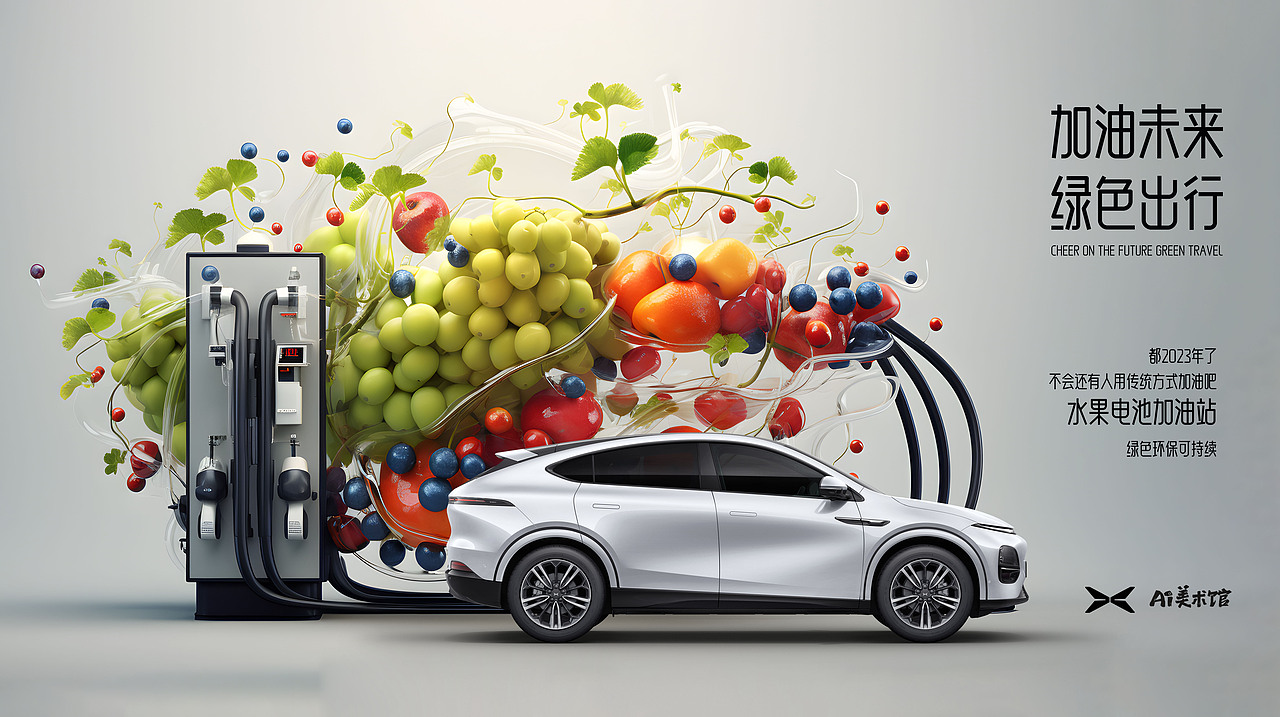 都2023年了，不会还有人用传统方式加油吧！（图ZMzQ5ODcxMjU2） - AI作品 - 站酷设计师求己W原创素材 - 站酷ZCOOL