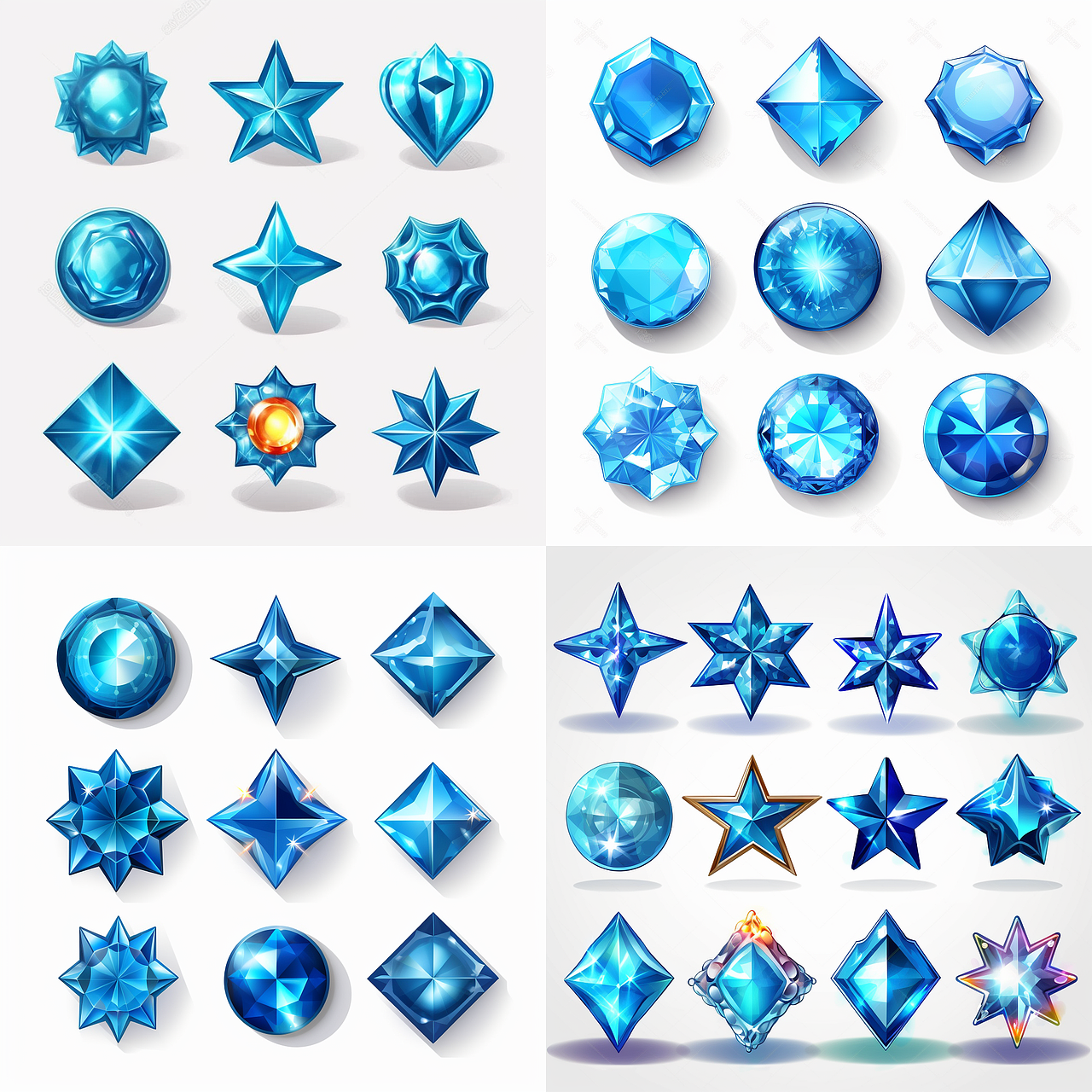 Midjourney 可以做游戏UI图标了，太酷了！（图ZMzQxODAzODk2） - 图标 - 站酷设计师元宝啊圆宝原创素材 - 站酷ZCOOL