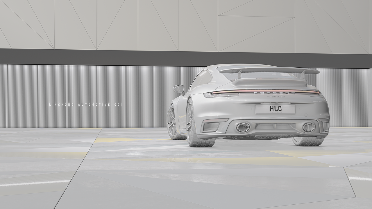 CGI Porsche 911 Turbo S