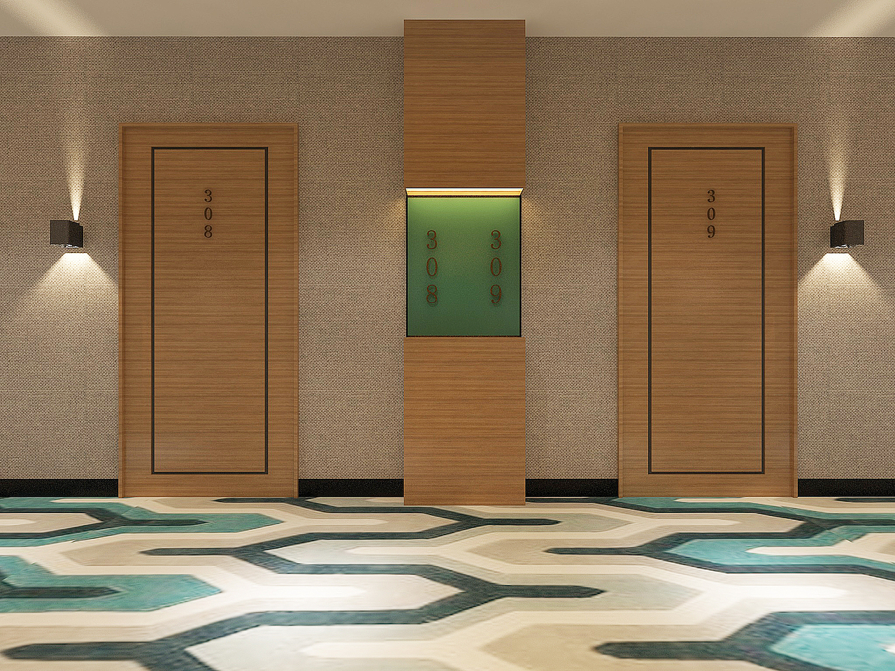 银川装修公司推荐|银川奥林匹克酒店装修设计方案鉴赏（图ZMzM4NzIxMjk2） - 商业空间设计 - 站酷设计师宁夏镹臻工装原创素材 - 站酷ZCOOL