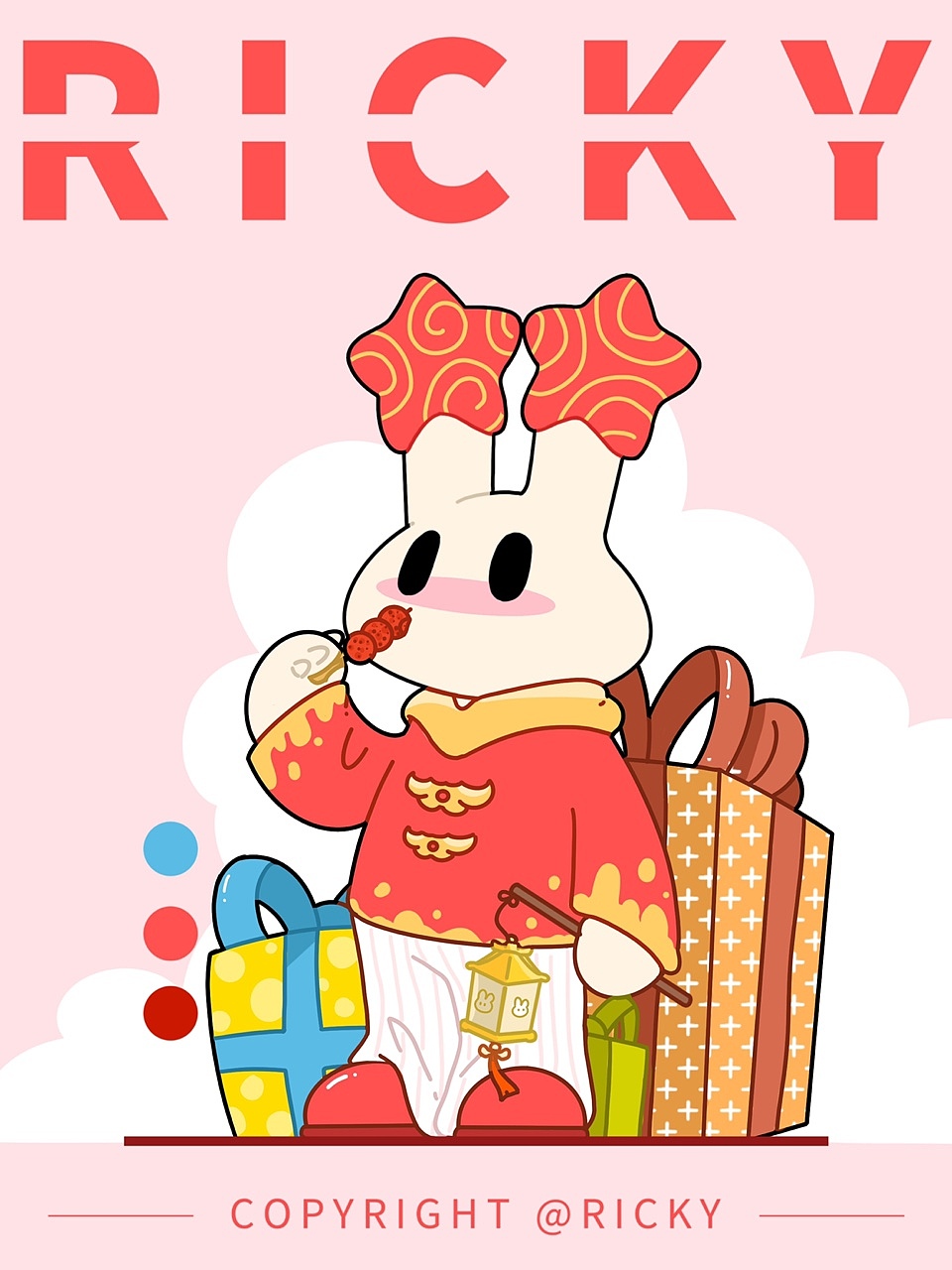 瑞奇Ricky - 新春穿搭之我的心还在过年（图ZMzI5MTgwOTI4） - 商业插画 - 站酷设计师伊德星球原创素材 - 站酷ZCOOL
