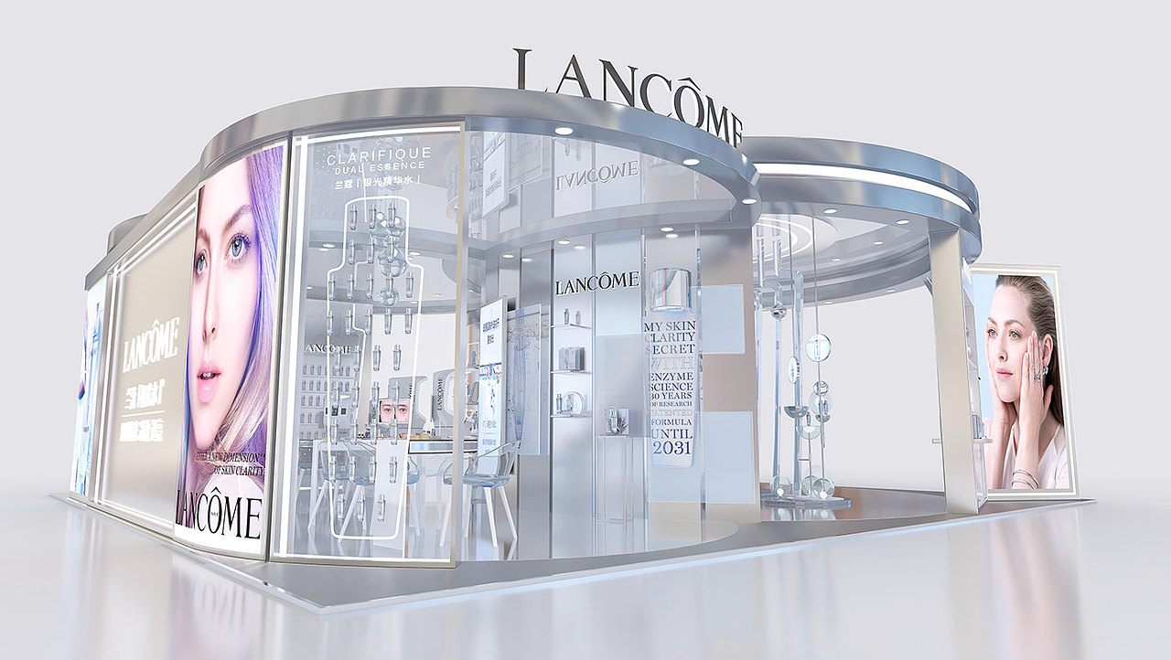 品牌化妆品装柜设计