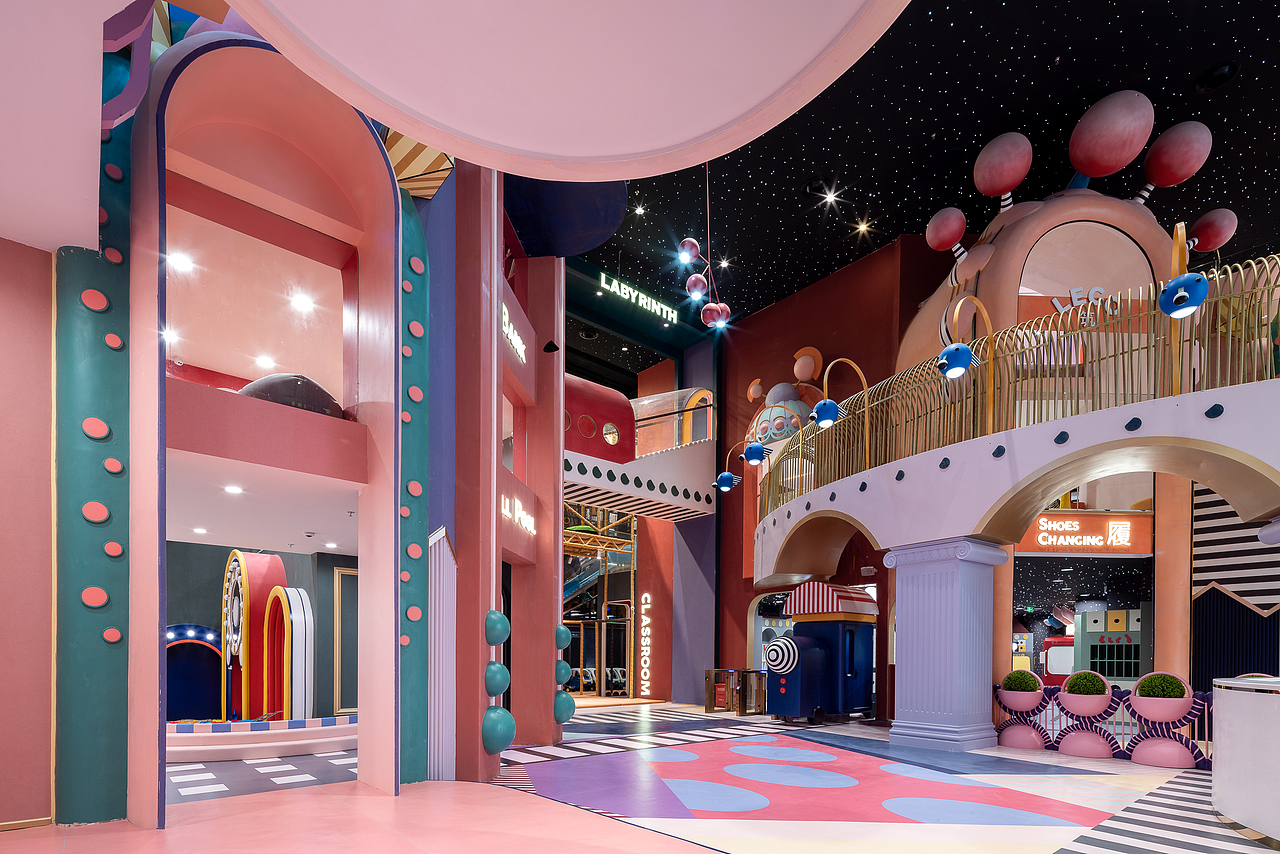 昆山 万象汇儿童主题公区设计 | 唯想国际X+Living（图ZMzI1NzgzNDQ0） - 商业空间设计 - 站酷设计师李想_唯想国际原创素材 - 站酷ZCOOL