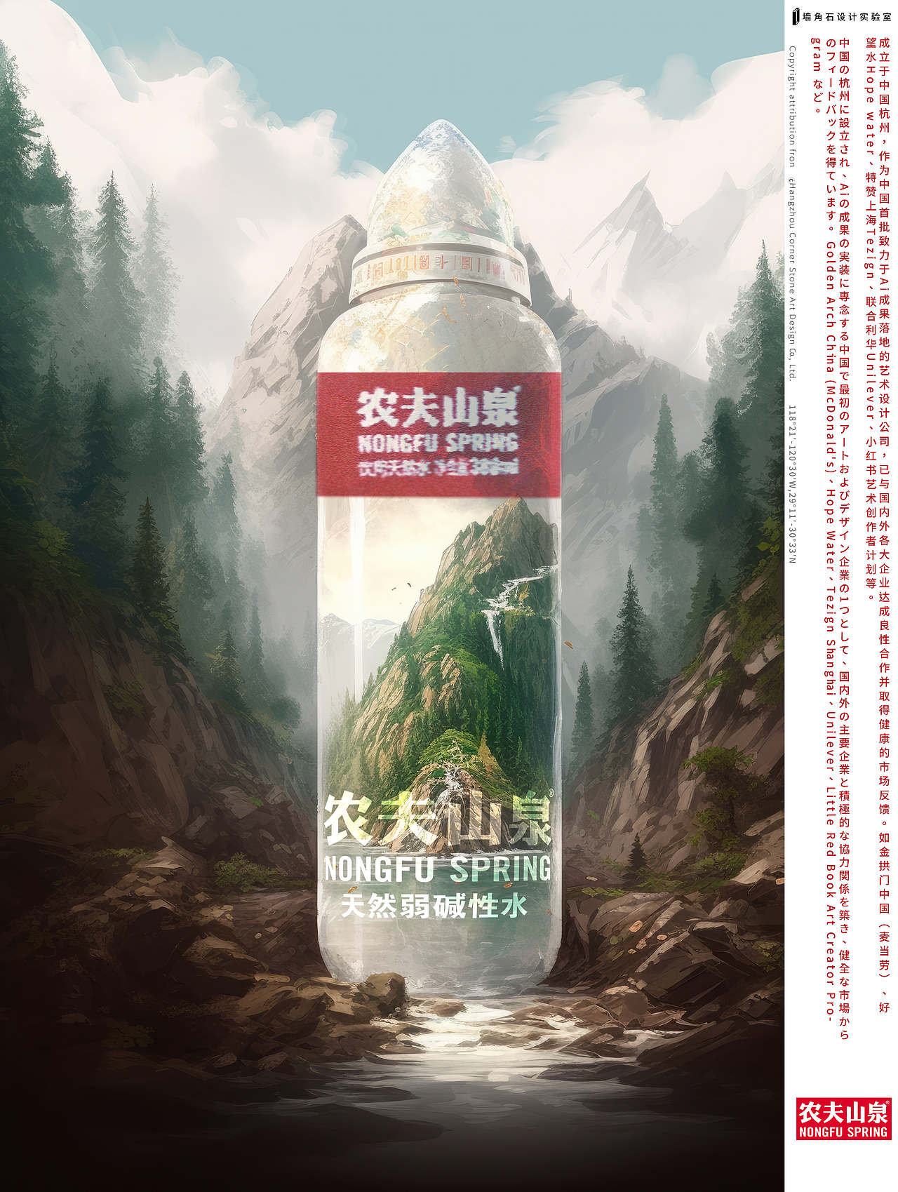 农夫山泉 | AIGC宣传海报（图ZMzM5MDAxODAw） - 海报 - 站酷设计师墙角石设计工作室原创素材 - 站酷ZCOOL