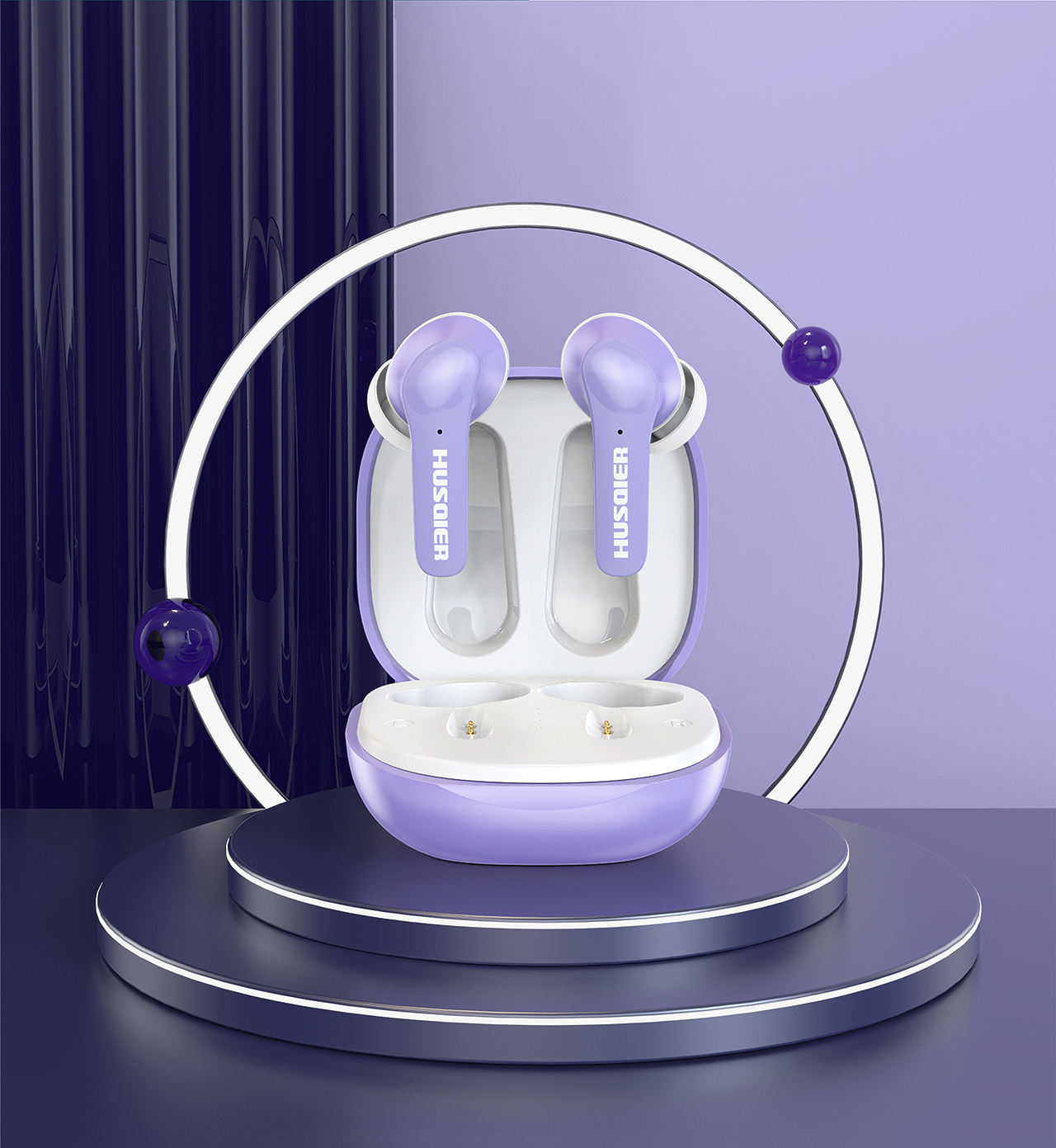 耳机类的车图、主图、sku图——渲染+排版的案例分享