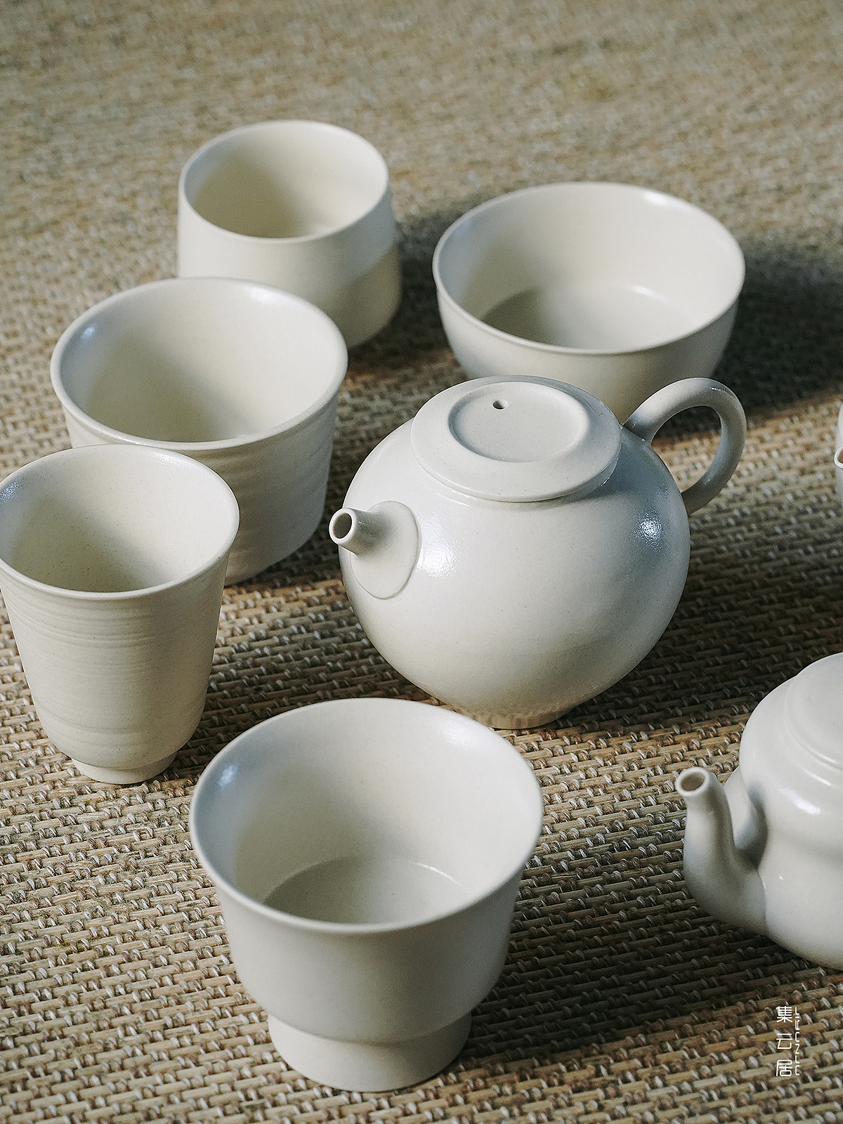 粉引·白·壶·杯