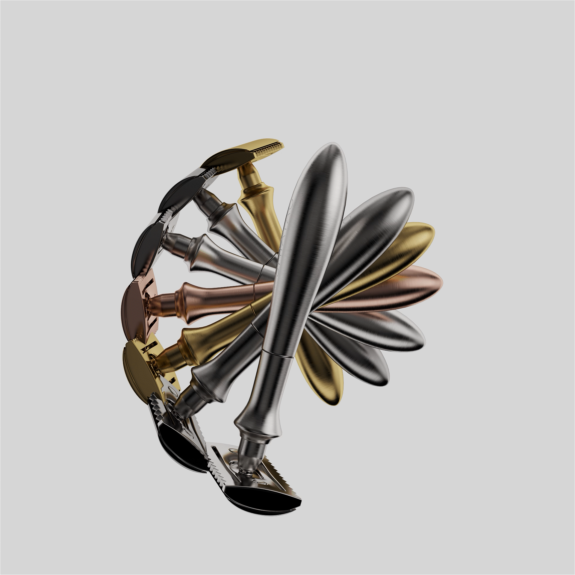 OB剃须刀C4D动画