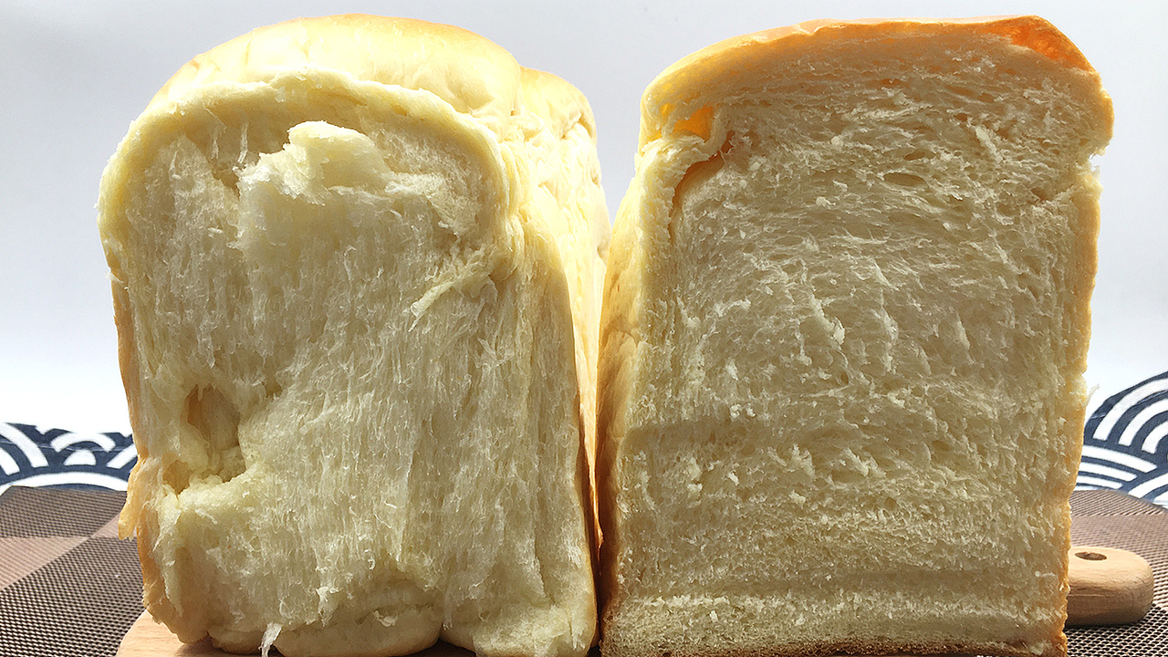 波兰种吐司,易膨胀拉丝,口感松软,奶香味十足。