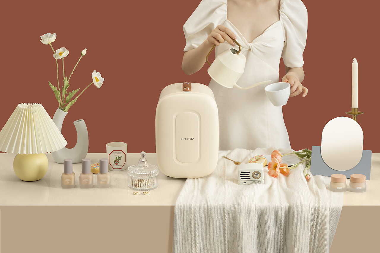 PINKTOP缤兔 | 专业面膜美妆冰箱-产品设计