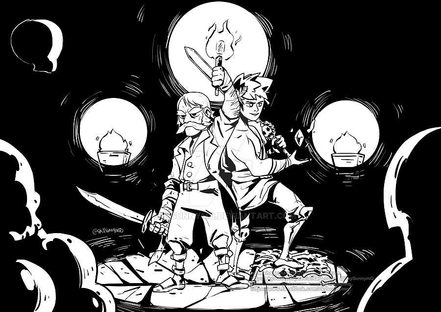 Teamwork.（圖ZMzY1Nzc3MTg4） - 單幅漫畫(huà) - 站酷設(shè)計(jì)師skysunnymq原創(chuàng)素材 - 站酷ZCOOL