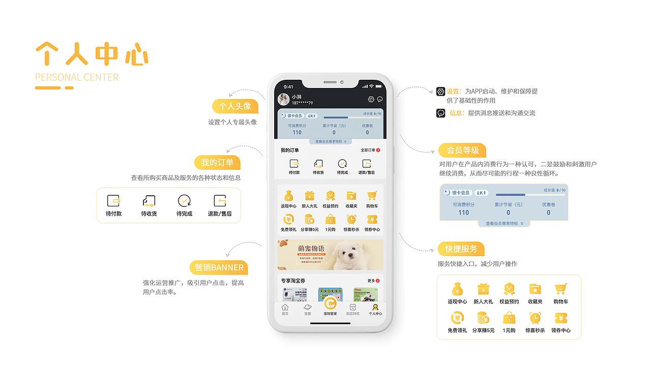宠屋app设计（图ZMzEzOTQ4NTAw） - APP界面 - 站酷设计师FT淋漓原创素材 - 站酷ZCOOL