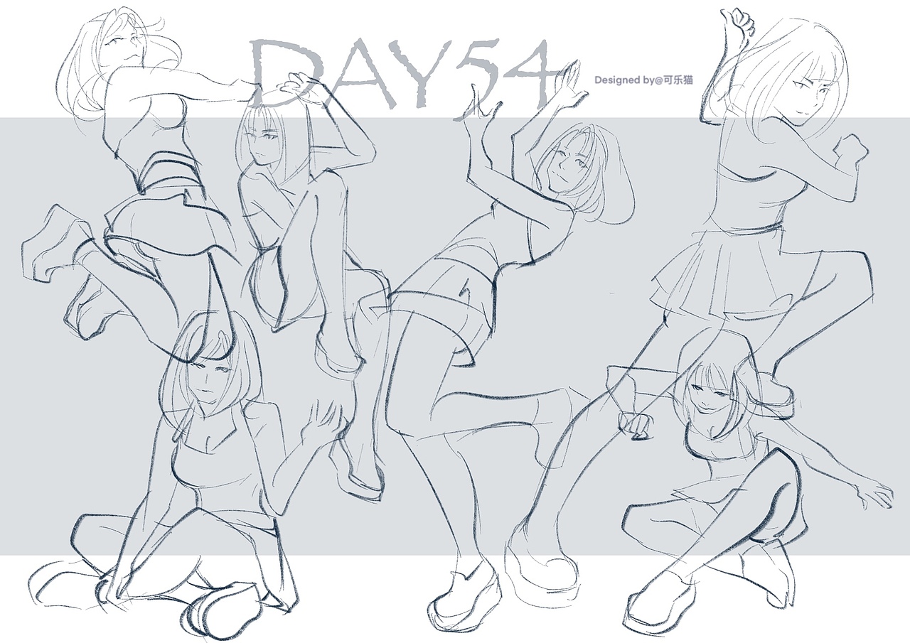 #速写60天挑战赛# Day54@速写班长（图ZMjk4NDk2MjY4） - 创作习作 - 站酷设计师可乐猫1122原创素材 - 站酷ZCOOL
