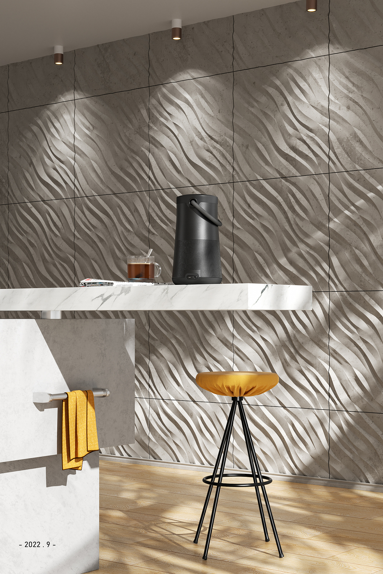 【产品渲染】C4D无线蓝牙音箱数码产品场景渲染（图ZMzE4Mzc4ODQ4） - 产品 - 站酷设计师FIR_原创素材 - 站酷ZCOOL