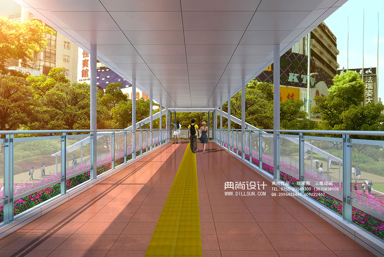 人行天桥效果图1