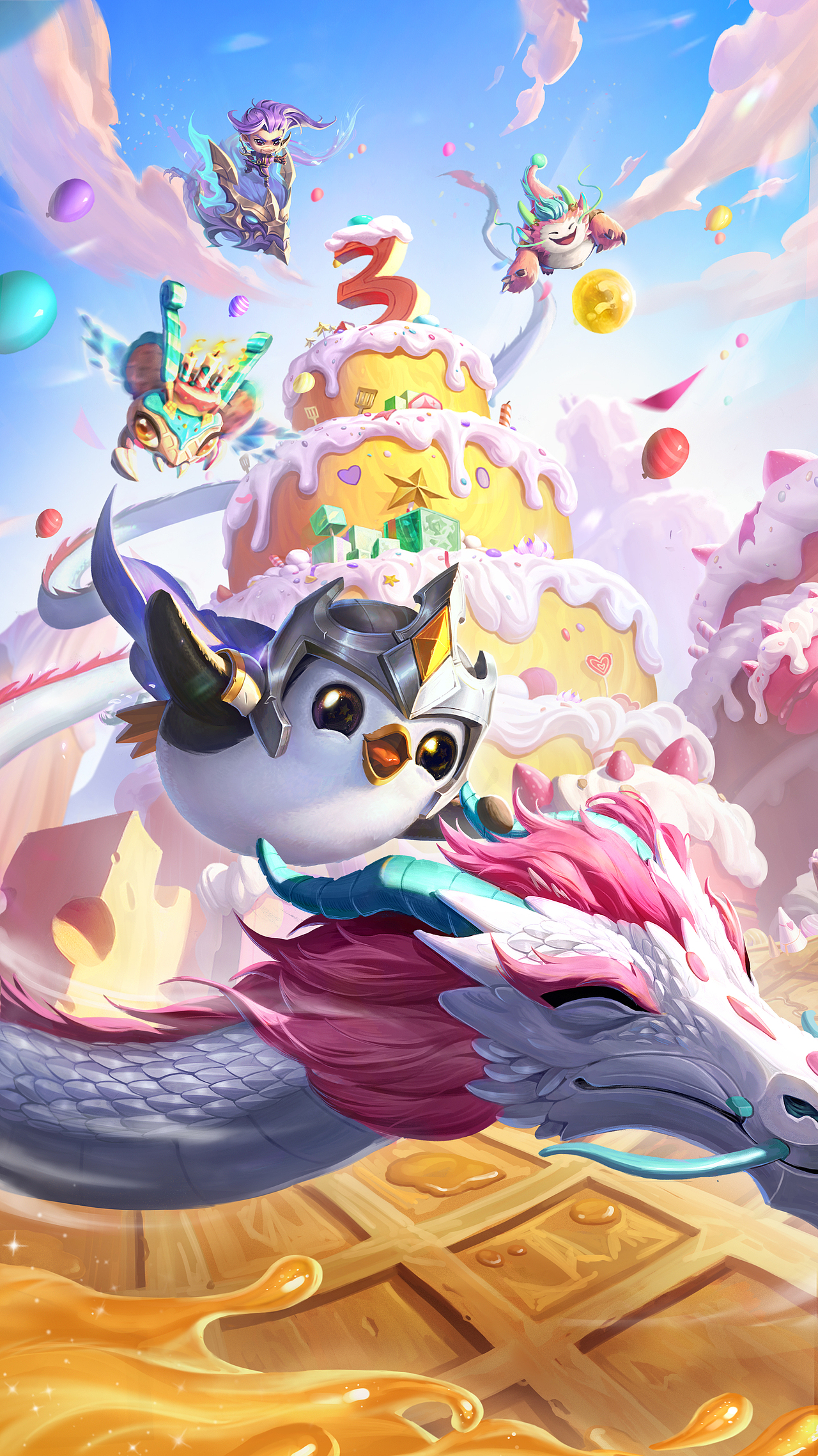 《云顶之奕》3周年活动KV（图ZMzA2MTM3MzY4） - 游戏原画 - 站酷设计师沅禾_W原创素材 - 站酷ZCOOL