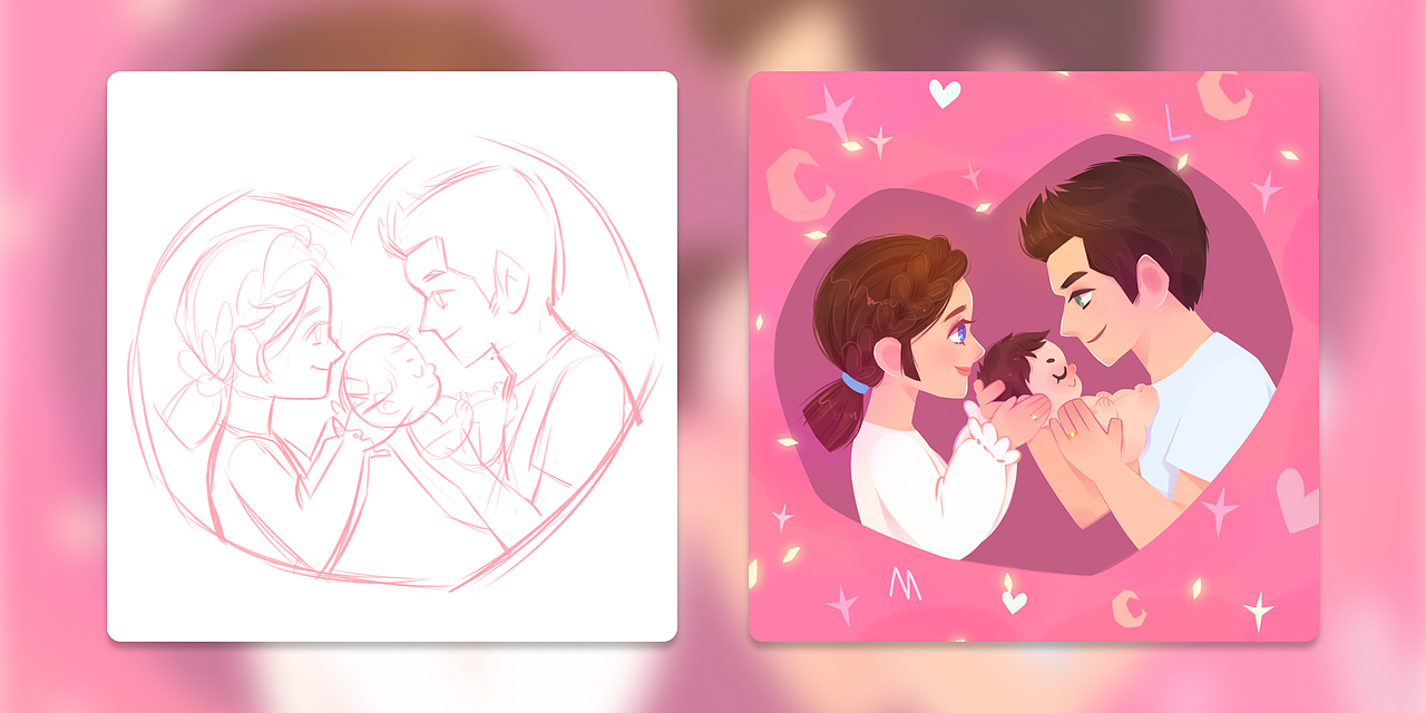 恭喜朋友喜获小宝贝