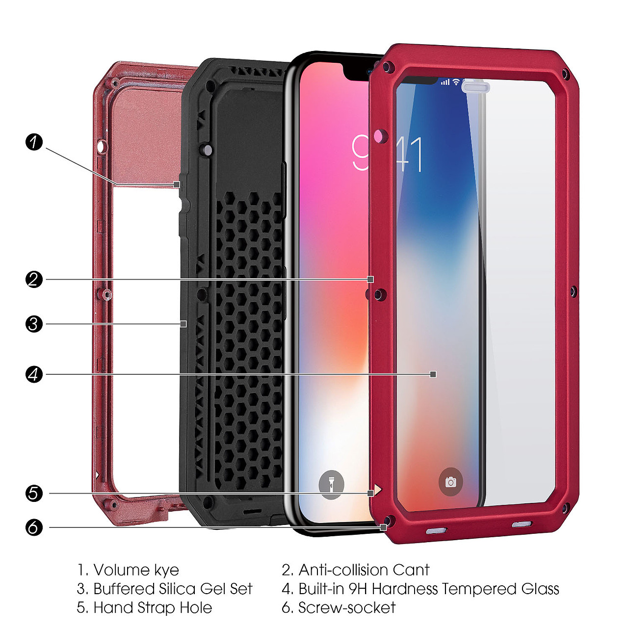 亚马逊 防水手机壳 精修 美工 静物