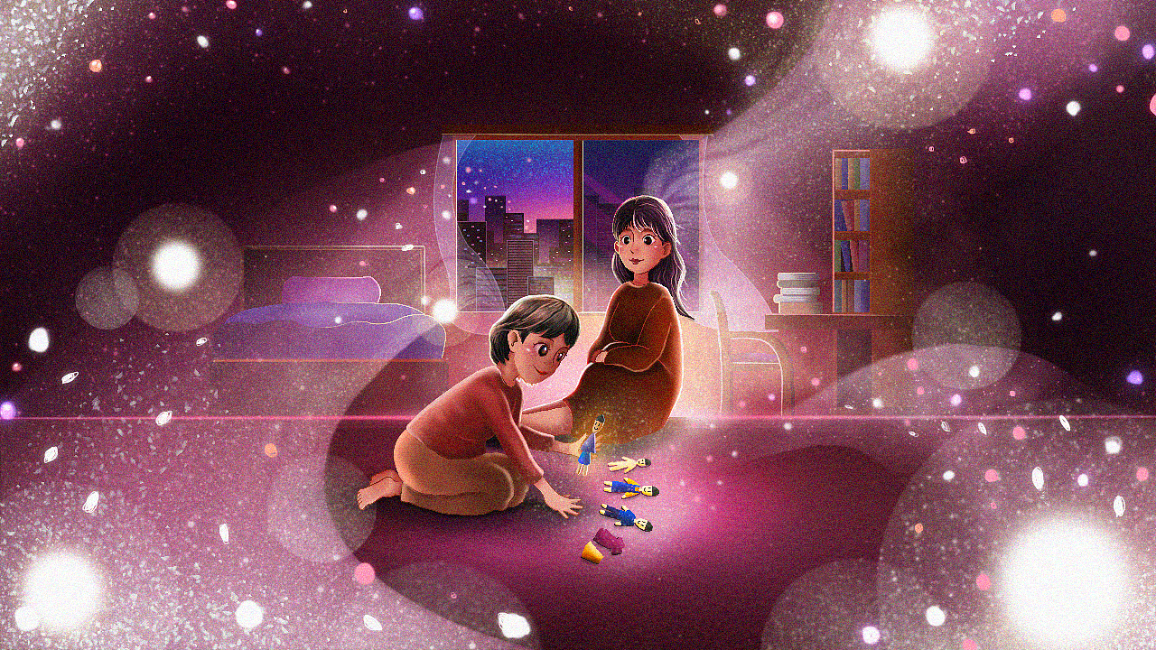 小时候那点事——三部曲（图ZMzE3NDI0MDIw） - 艺术插画 - 站酷设计师keenechan原创素材 - 站酷ZCOOL