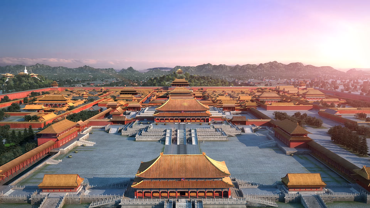 3DMAX古建作品-《宫》（图ZMzE4NTkwMTE2） - 动画/影视 - 站酷设计师萨瓦蒂咖原创素材 - 站酷ZCOOL