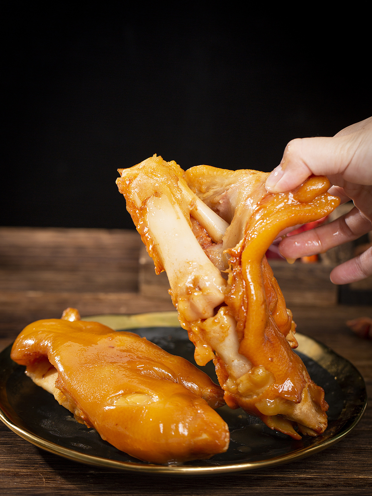 过人香照烧大猪蹄