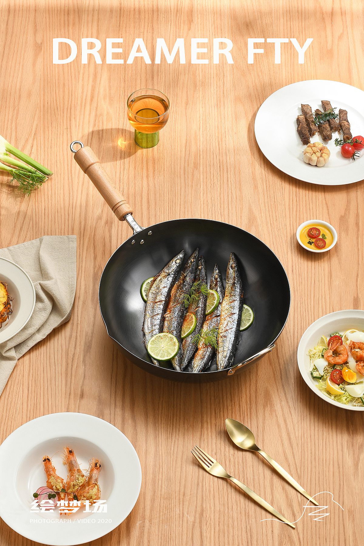 锅具摄影 | 铁锅钛锅炒锅✖ 绘梦场DREAMERFTY（图ZMjk5MDI0MDcy） - 产品摄影 - 站酷设计师绘梦场原创素材 - 站酷ZCOOL