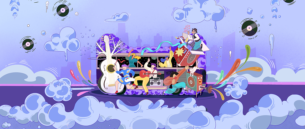 双十一“画个猫饼”-视觉作品整理（图ZMzE5MjExMjI4） - 商业插画 - 站酷设计师漫菲倪原创素材 - 站酷ZCOOL