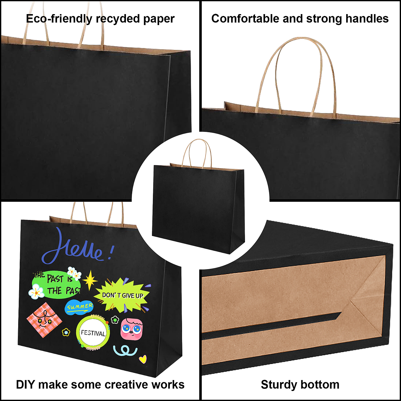 牛皮手提袋 亚马逊 主图 A+