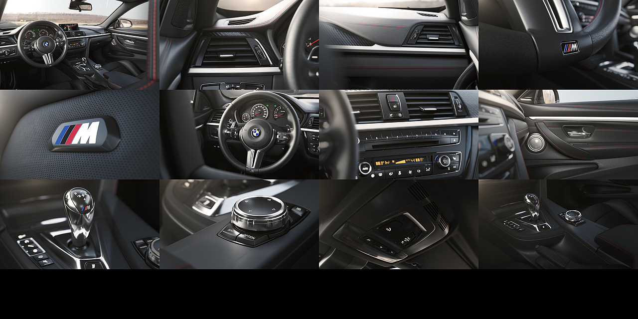 BMW M4 内饰CGI练习