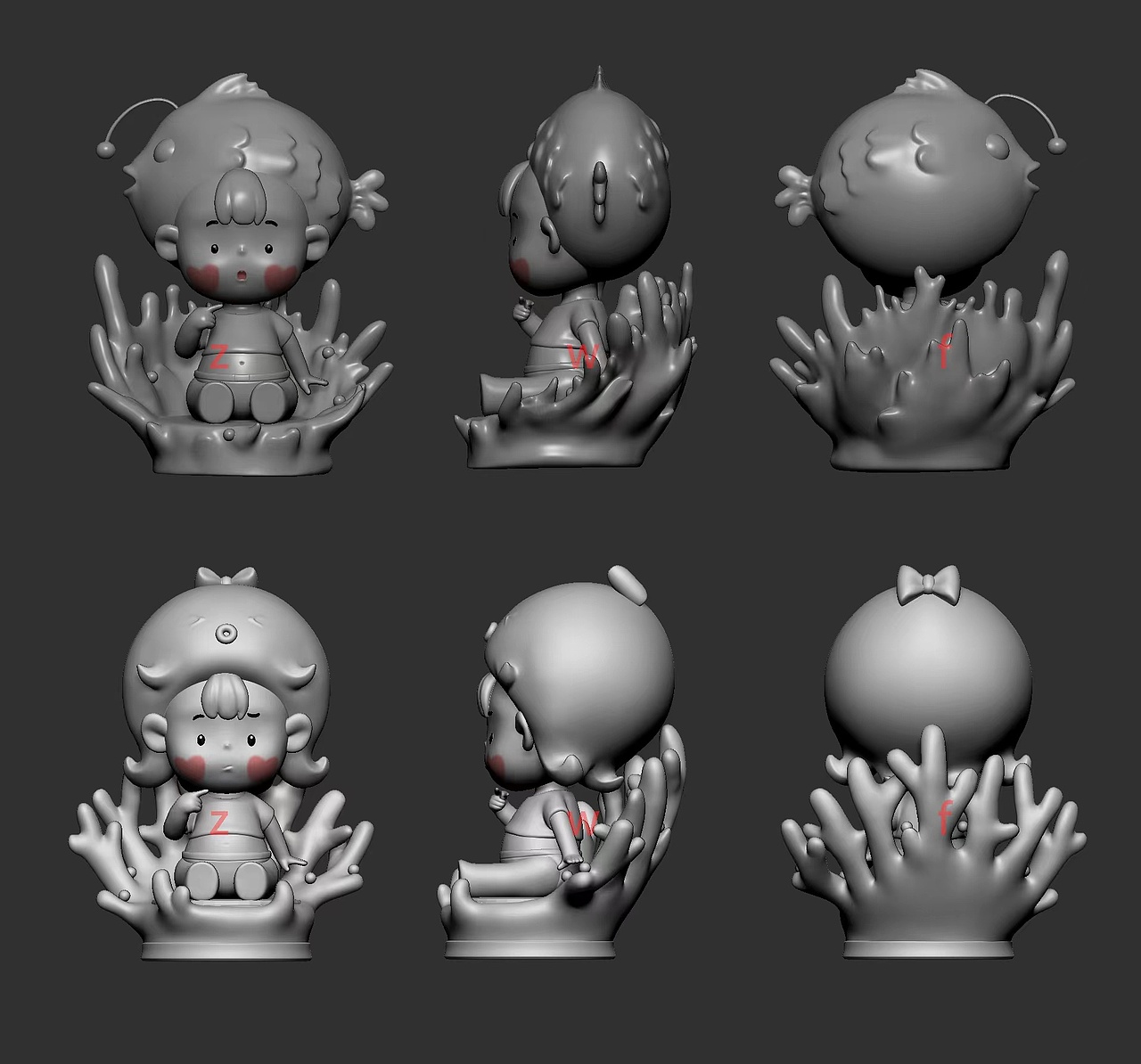 ip建模 场景渲染（图ZMzEwOTA1NzE2） - 人物/生物 - 站酷设计师创乐绘设计原创素材 - 站酷ZCOOL