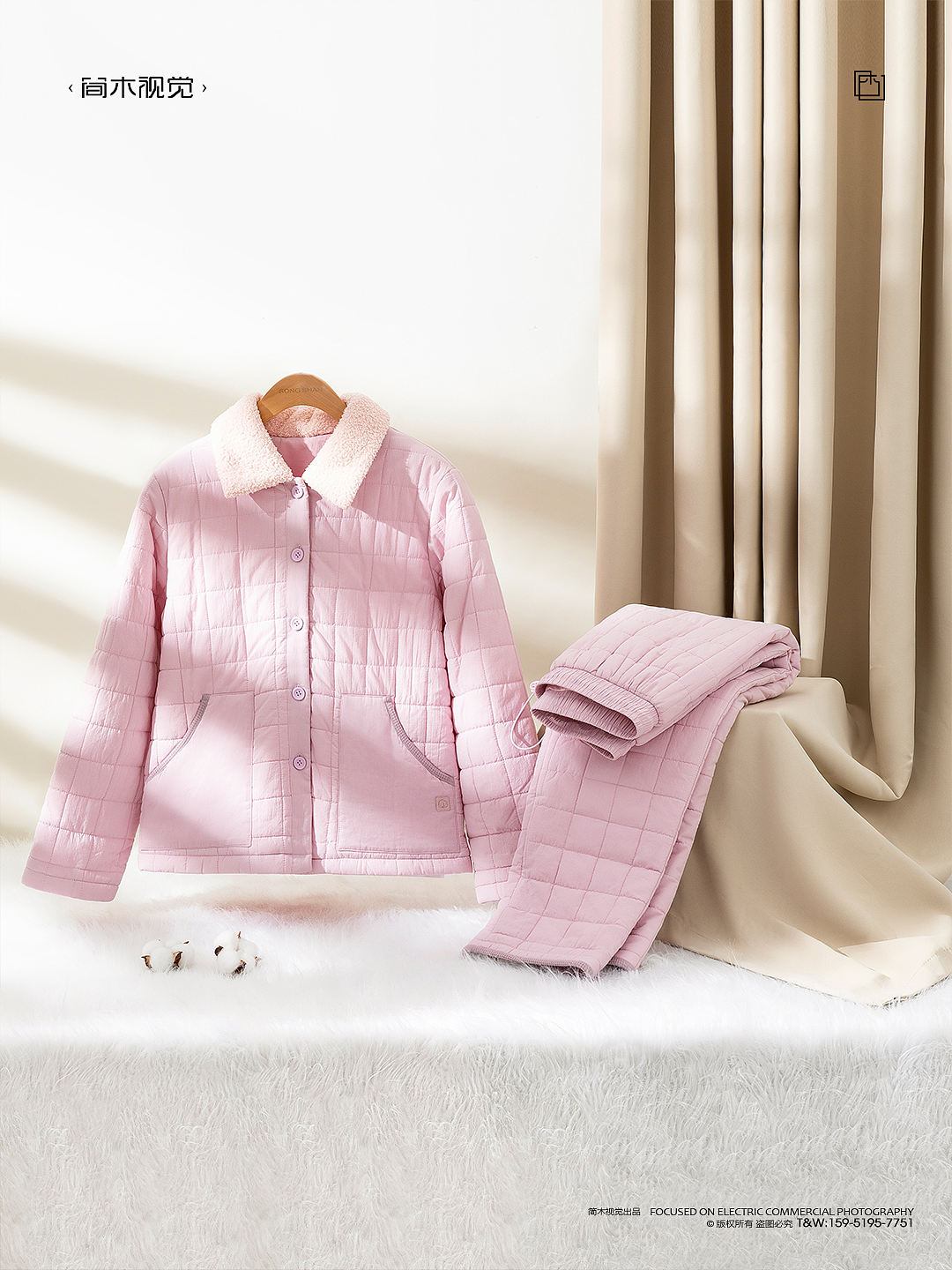 女士保暖产品摄影丨松山棉店 × 简木视觉 家居服拍摄（图ZMzIwODY3NTI4） - 产品摄影 - 站酷设计师简木视觉原创素材 - 站酷ZCOOL