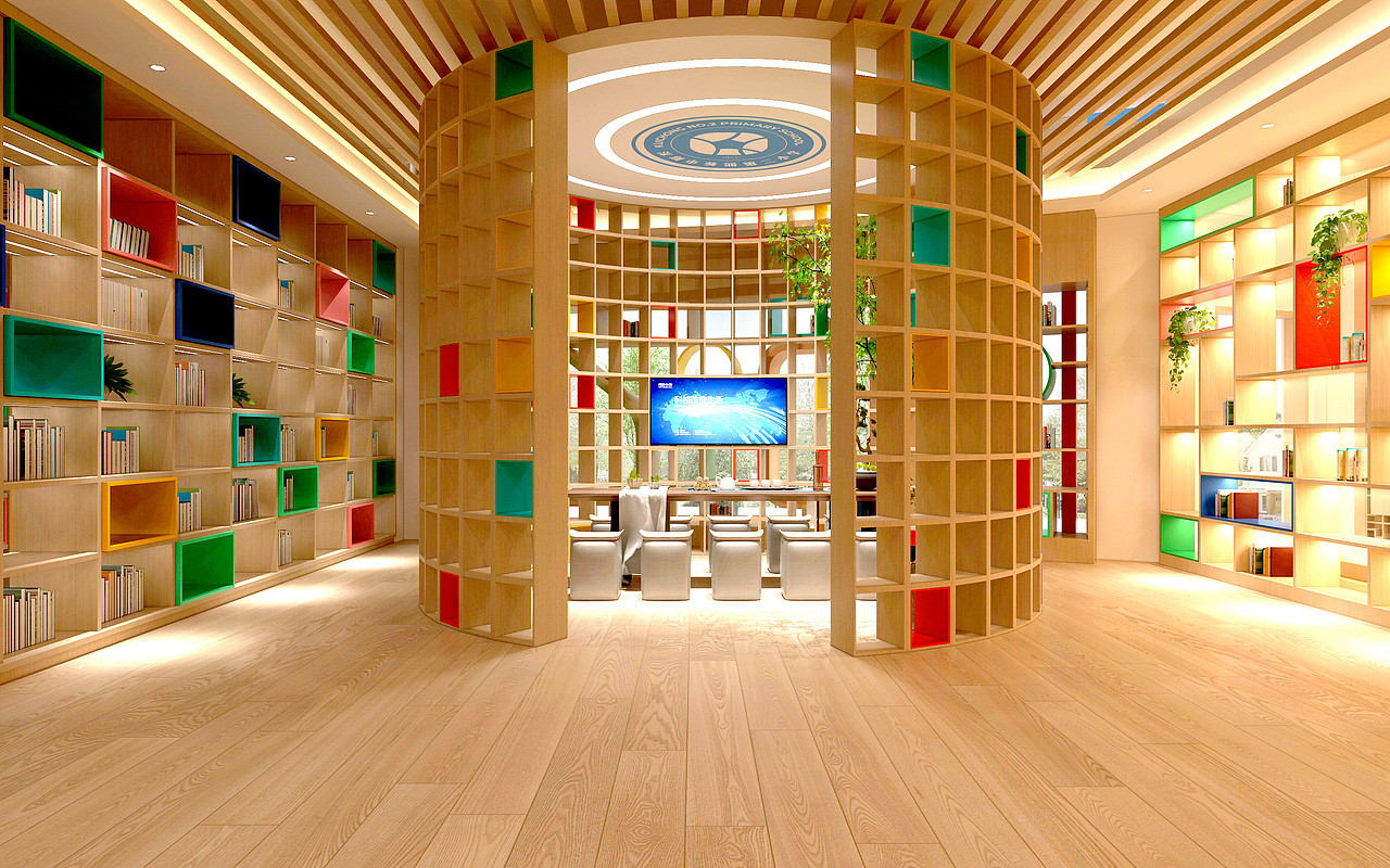 某图书馆概念设计（图ZMzU3NTcxNzU2） - 商业空间设计 - 站酷设计师禅武工坊原创素材 - 站酷ZCOOL