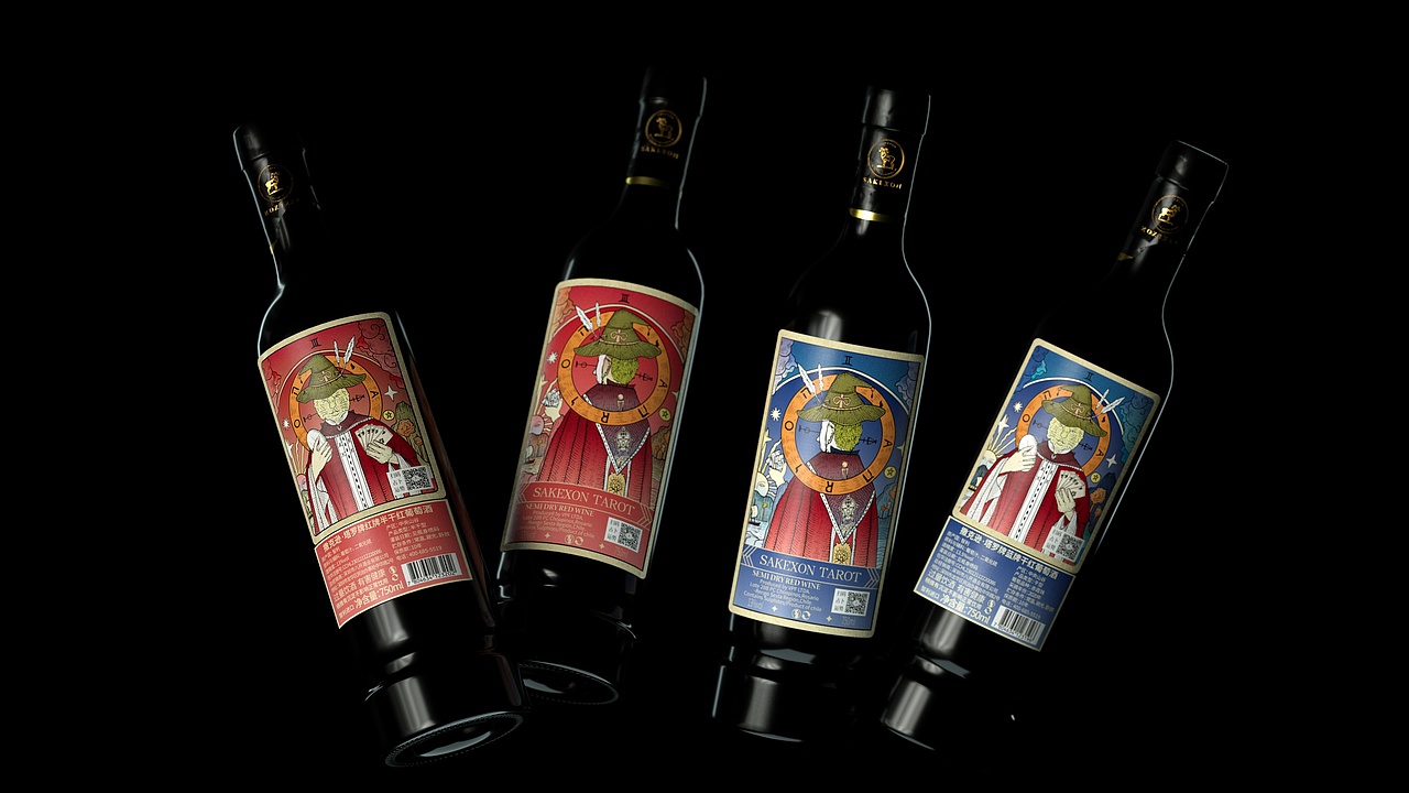 SAKEXON TAROT I 葡萄酒包装设计